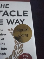 Signed Copy The Obstacle Is The Way Ryan Holiday Expanded 10th Anniv Ed Stoicism