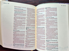 NASB Artisan Collection Bible (Leathersoft, Sage Floral, Red Letter, NEW in Box)