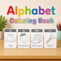 DIGITAL CONTENT- 2026 Merrick Alphabet 26 Page Activity Book – PRINTABLE