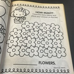 SANRIO Hello Kitty Coloring Book And Activity Bendon 2014 With 3 Pages Colored