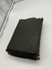 Holy Bible Red Letter Edition With The Words of Jesus Clara M Gamblin 1985 BK