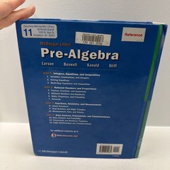 McDougal Littell Pre-Algebra: Student Edition 2005 – Hardcover – VERY GOOD