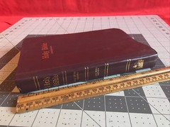 Vintage 1973 Holy Bible Concordance Red Letter Edition Word Aflame Press Rare