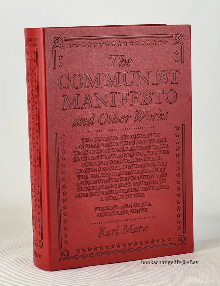 THE COMMUNIST MANIFESTO & Other Works by Karl Marx Faux Leather Flexi Bound NEW