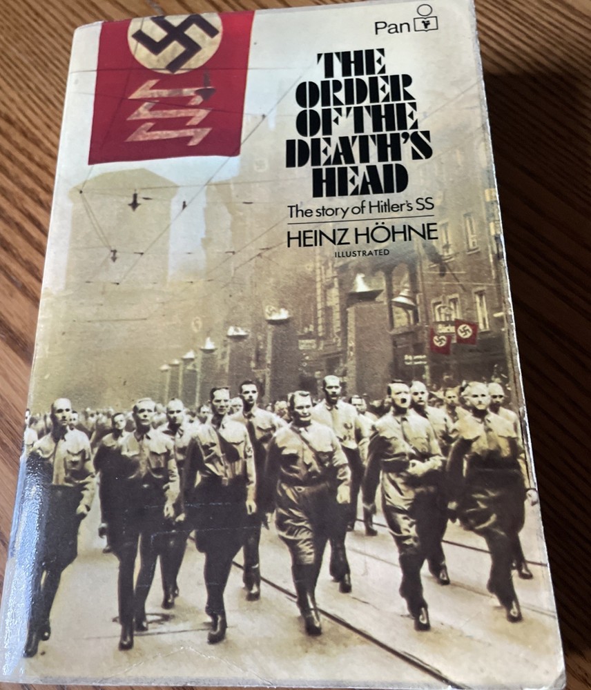 Order of the Death’s Head Heinz Hohne Pan PB 1969 w SS Organizational Chart WW 2