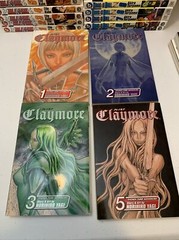 Claymore Manga Shonen Jump Advanced Books Norihiro Yagi – Lot of 6- #1,2,3,5,6,7