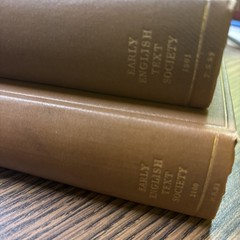 The English Works of John Gower Volumes 1 & 2 1957 Early English Text Society