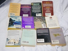 12 Sci-Fi Books Lustbader-Rucker-Lanier-Rosenberg-Roberson-Le Guin-Lyon-Laumer