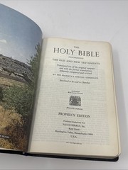 Holy Bible – Prophecy Edition Crown Jewel Red Letter KJV – Salem Kirban • 1968