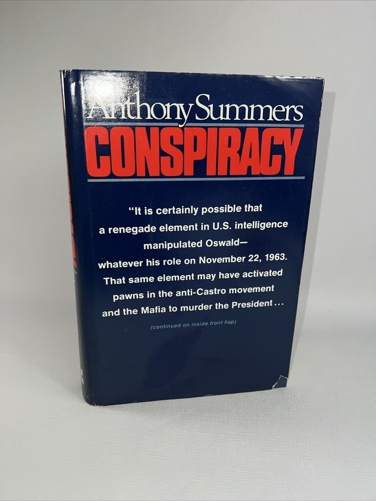 Conspiracy by Anthony Summers 1st Edition 1980 Hardcover