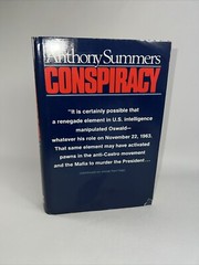 Conspiracy by Anthony Summers 1st Edition 1980 Hardcover