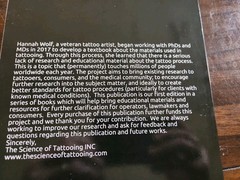 The Science of Tattooing by Warmflash, David, Used VG Condition