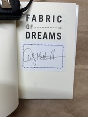 Fabric Of Dreams By Anthony Mark Hankins Signed 1998 First, Second