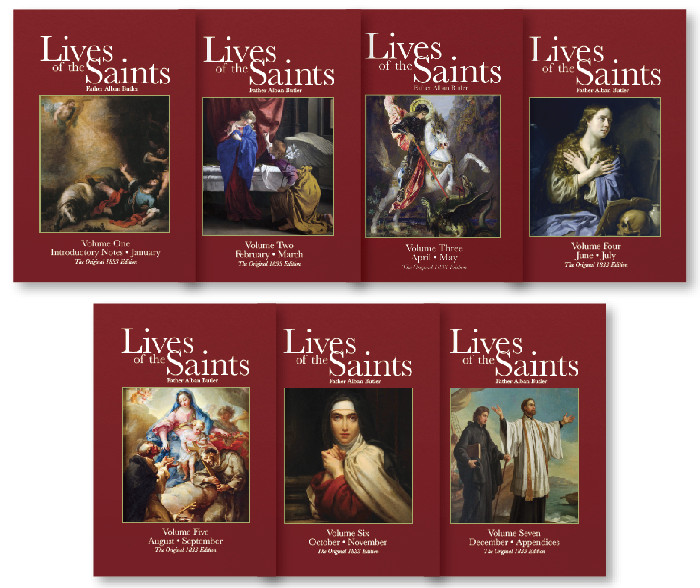 Complete Butler’s Lives of the Saints Set Volumes 1-7