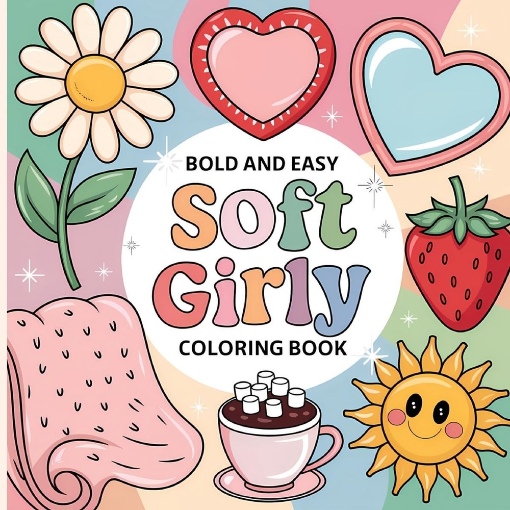Laura Bidden Soft Girly Coloring Book for Kids (Paperback) (UK IMPORT)
