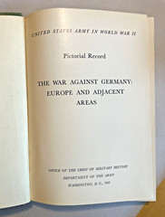 The War Against Germany: Europe and Adjacent Areas (1951) ~ Pictorial Record