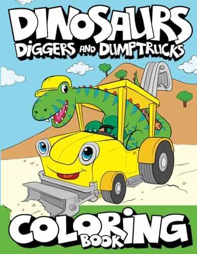 Dinosaurs, Diggers, And Dump – Paperback, by Art Supplies Big – Acceptable p