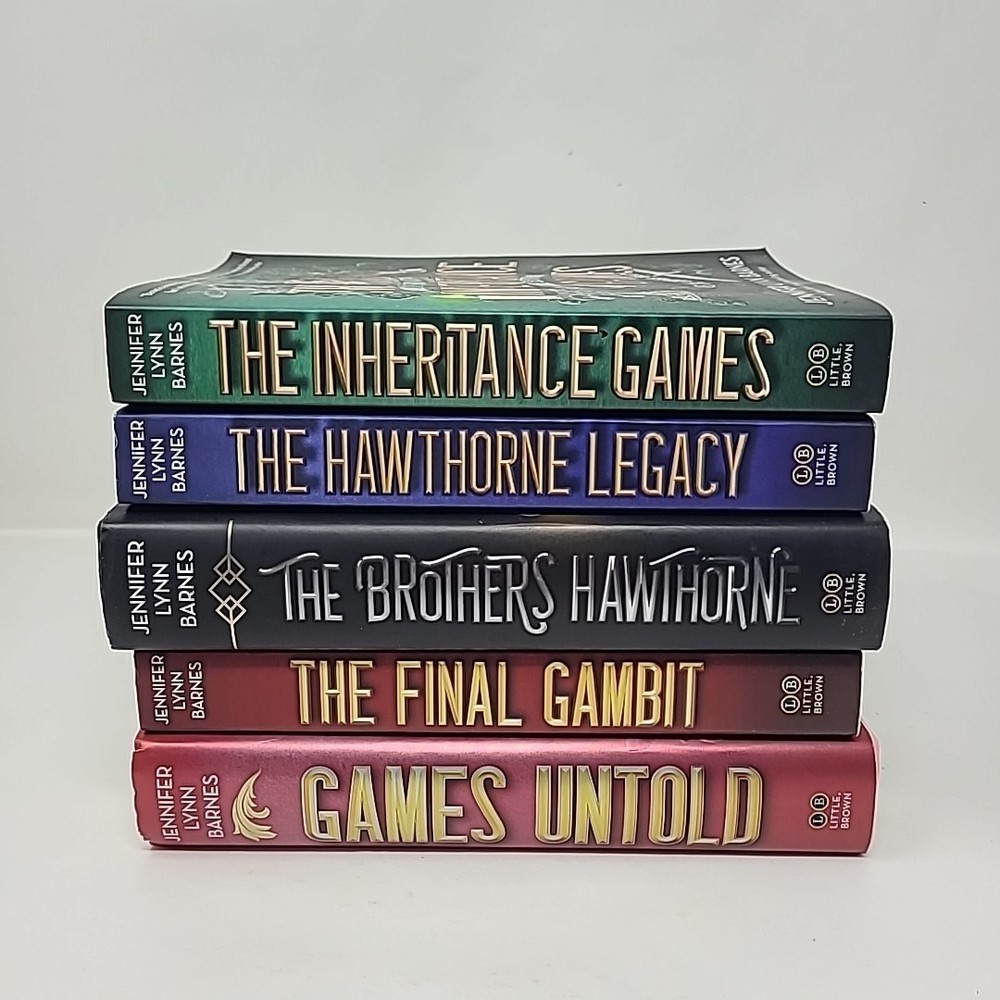 The Inheritance Games 5 Books Collection Set By Jennifer Lynn Barnes PB HC