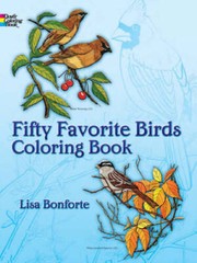 Fifty Favorite Birds Coloring Book (Dover Nature Coloring Book) – GOOD