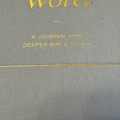 NEW In The Word A Journal For Deeper Bible Study By The Daily Grace Co Linen