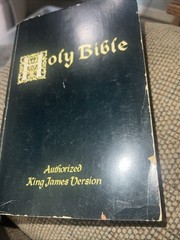 Authorized King James Version Holy Bible Black Soft Paper