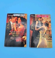 Harlequin Desire Romance Book Lot of 26 by Various Authors 2010s Paperback Novel