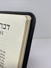 The Writings (Kethubim) JPS Leatherbound Masoretic Text Gilt Edges Ribbon Marker