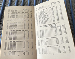 1944 Price & Check List of United States Stamps Paperback Cosmopolitan Stamp Co