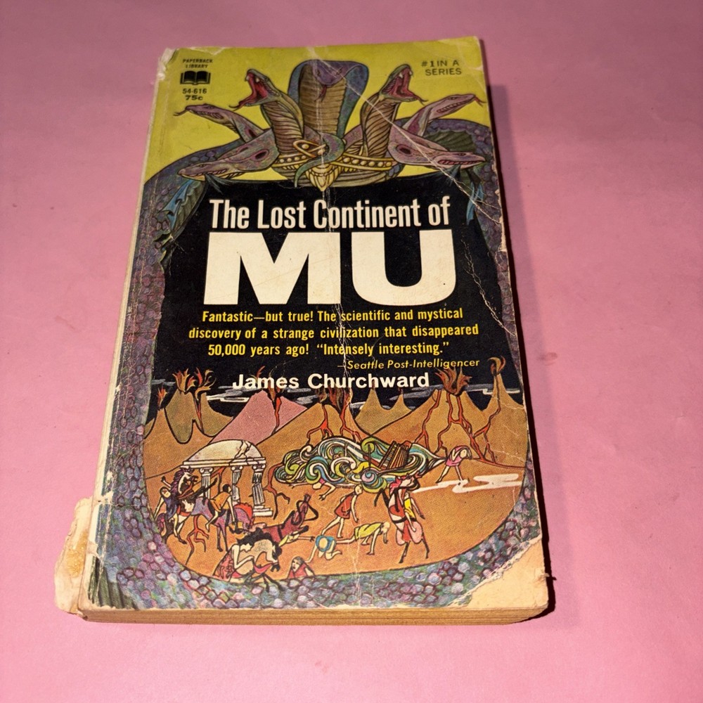The Lost Continent Of MU By James Church Ward PB