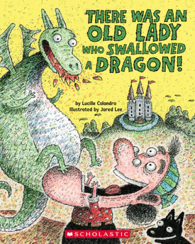 There Was an Old Lady Who Swallowed a Dragon – Paperback – GOOD