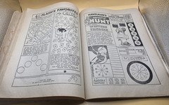 1980 Vintage Superheros 448 Page Big Big Book Coloring Activity Book Used
