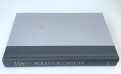 SIGNED by AMOR TOWLES Rules of Civility 2011 HCDJ LIKE NEW