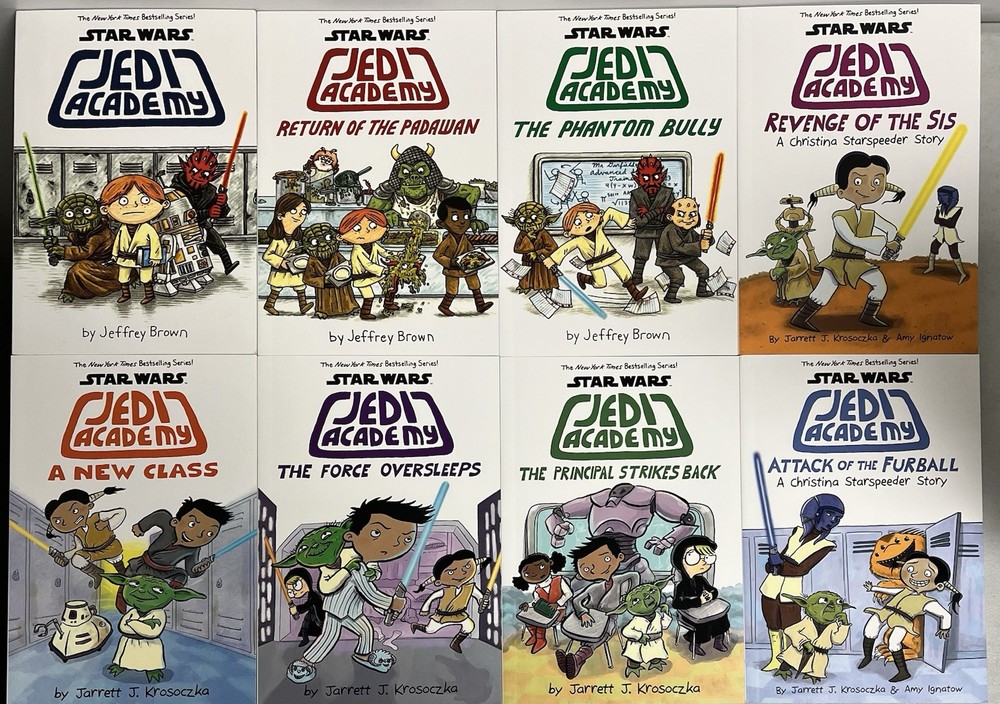 Star Wars Jedi Academy Hyperspace 8 Book Set Brand New No Box
