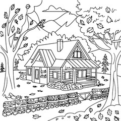Fall Vibes Coloring Book fore all aGES