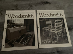 VINTAGE LOT OF 15 ISSUES WOODSMITH NOTES FROM THE SHOP WOODWORKING #61-75