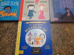 Lot of 7 A BabyLit Storybook Oz Pride Prejudice Moby Dick Jane Eyre Romeo Juliet