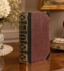 1868 Illustrated History of the Holy Bible by John Kitto HC Henry Bill