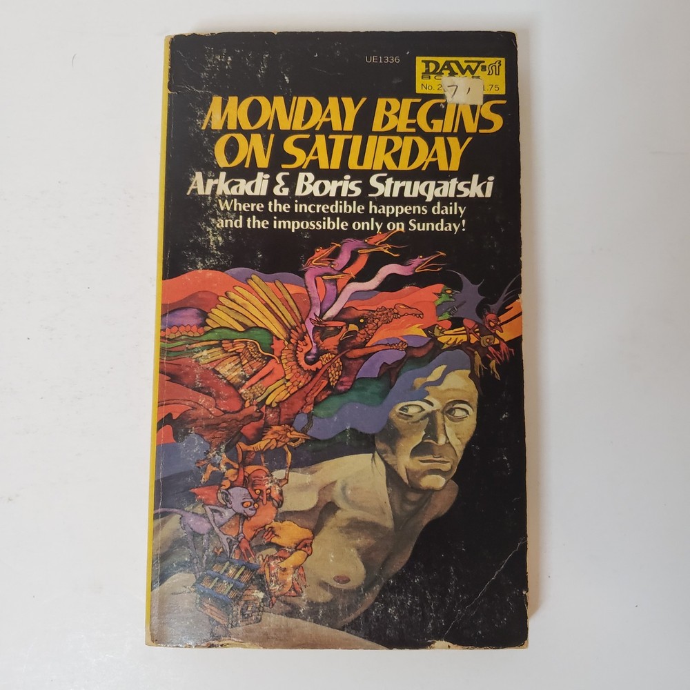Monday Begins On Saturday Paperback Book Arkadi & Boris Strugatski DAW 1977