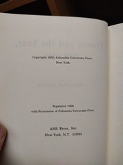 France and the Saar 1660-1948 Laing Gray Cowan Columbia University Studies 1966
