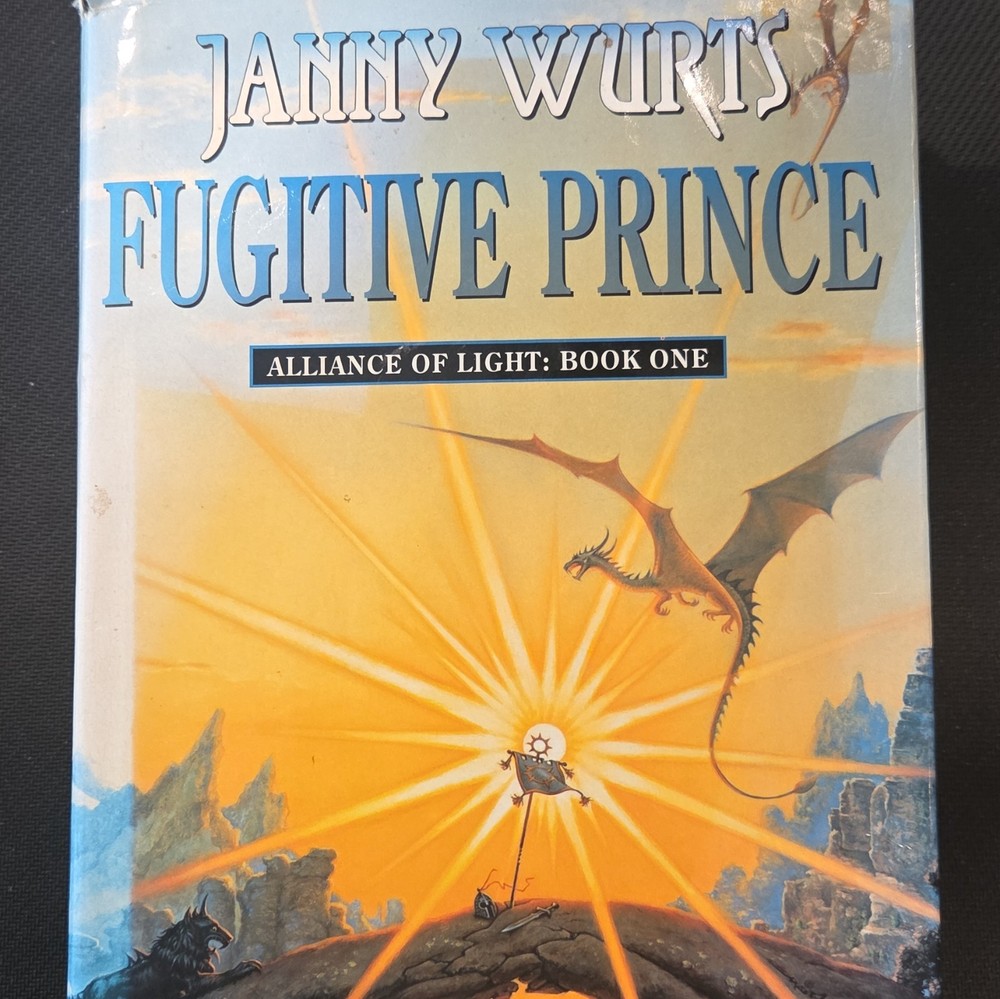 Janny Wurts Fugitive Prince Alliance of Light HarperCollins 1997 HC DJ