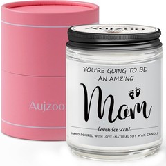 7oz Lavender Soy Wax Candle – Ideal Gift for First-Time Moms and Baby Showers