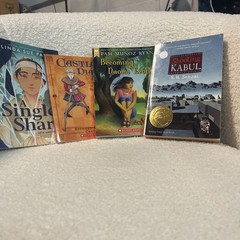 Lot Of 35 Middle Grade Novels Homeschool Newberry Books Set Reading