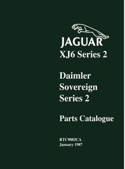 JAGUAR XJ6 SERIES 2 & DAIMLER SOVERIGN SERIES 2 PARTS By Brooklands Books Ltd