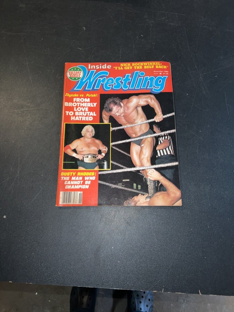 Inside Wrestling Magazine November 1980 Dusty Rhodes Cover NWA WWF Mid South