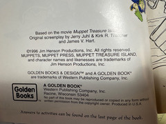 Lot of 103 Muppet Treasure Island Activity Fun Book McDonalds 1996 Happy Meal