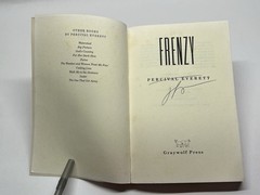 FRENZY BY PERCIVAL EVERETT, SIGNED, FIRST GRAYWOLF PRINTING 1997, DIONYSUS