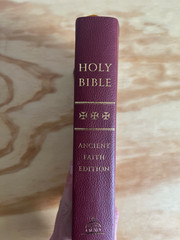 The Orthodox Study Bible Ancient Faith Ministries Edition Leathersoft Cover 2019