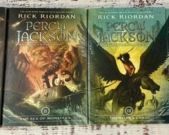 Percy Jackson and the Olympians Series by Rick Riordan Lot of 5 Books GUC