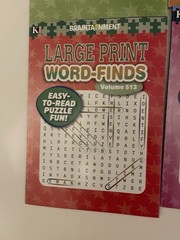 Lot Of 6 Kappa Large Print Word Search Word-Finds Books NEW Free Shipping