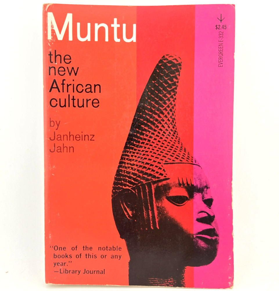 Muntu : New African Culture by Janheinz Jahn 1961 Edition Paperback